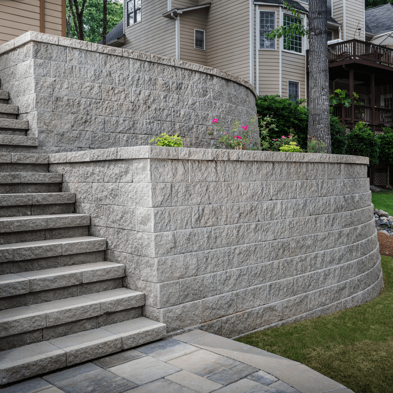 Anchor Diamond Pro Retaining Wall St. Louis County Anchor Diamond Pro