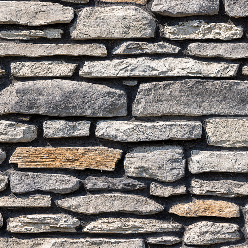 stone veneer with mortar