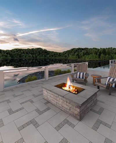 Brandon Shale Grey Fire Pit