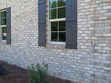 French Manor gray facebrick pine hall