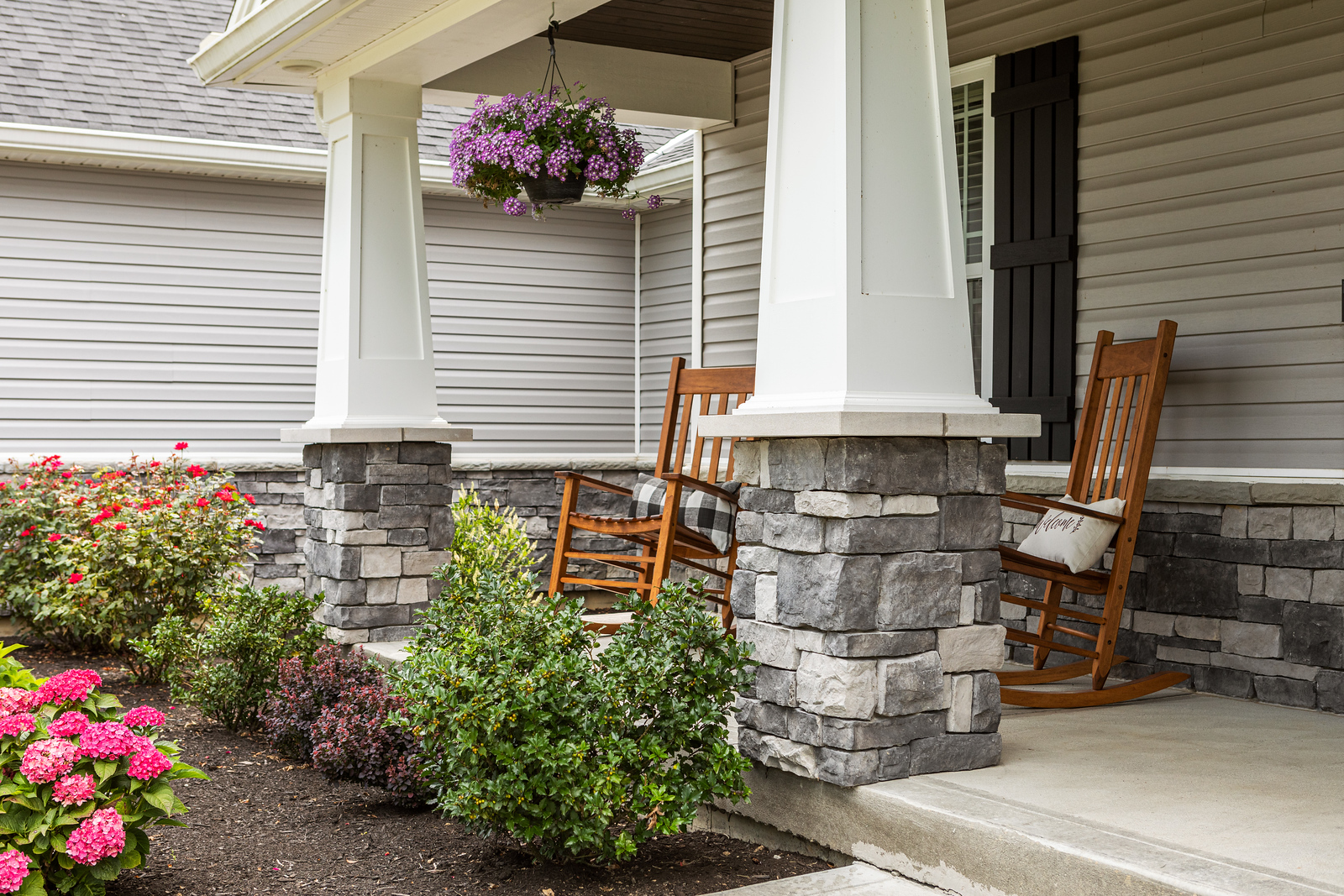 stone veneer exterior application