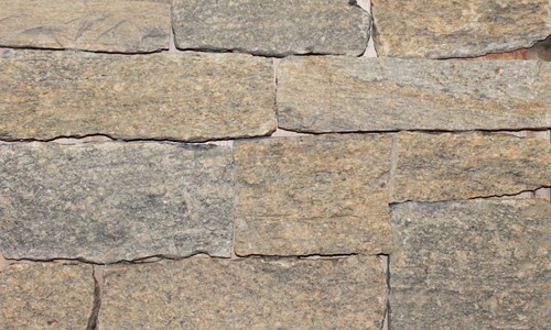 Montauk Blend Ashlar Stone Swatch - Swatch of Montauk Blend Ashlar in natural hues.