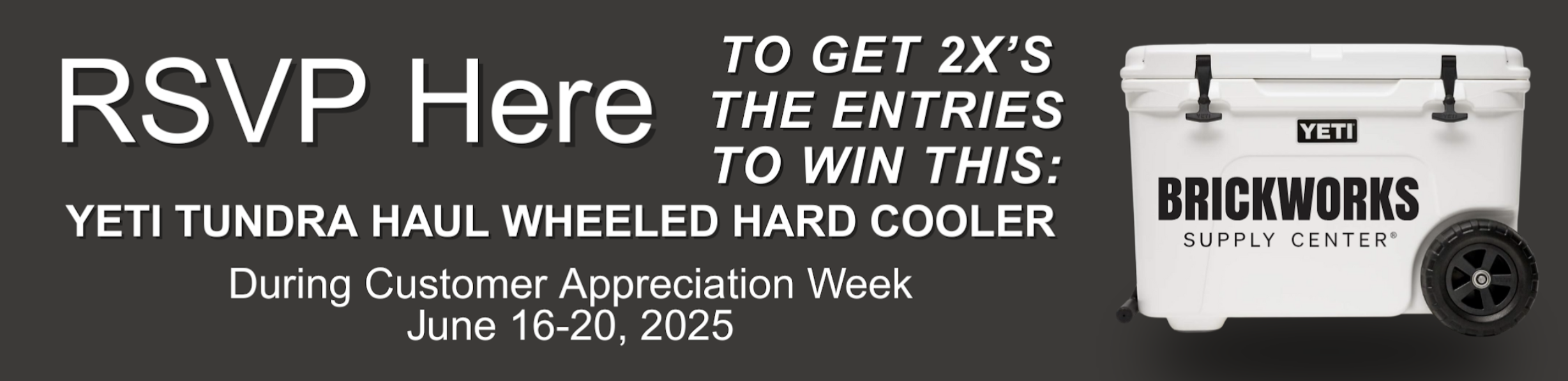 new lenox customer appreciation week yeti cooler giveaway
