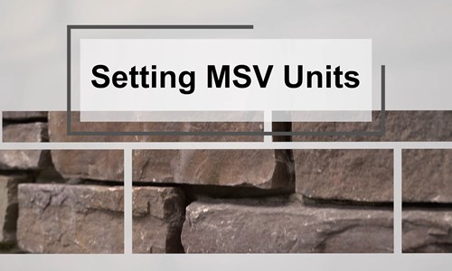 Setting Manufactured Stone Veneer Units