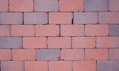 rumbled full range red clay brick paver pine hall