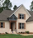 Chesapeake Pearl white brick pine hall