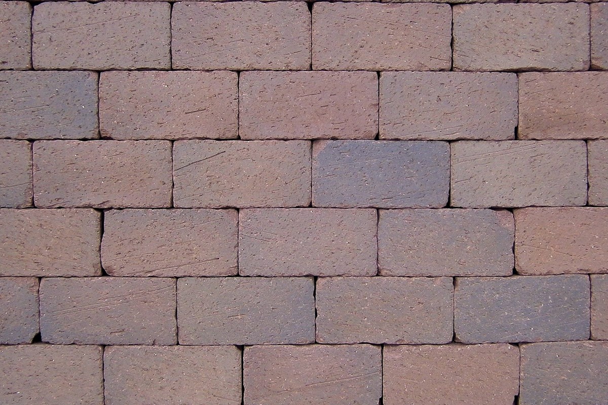 Rumbled Cocoa pine hall brick clay paver 