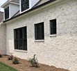 Chesapeake Pearl white brick pine hall