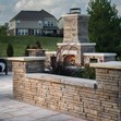 Lamina Tandem Wall with Bordeaux Fireplace Compact View