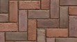 Three Color Blend Burgundy Red Burnt Clay Old Oak Stone