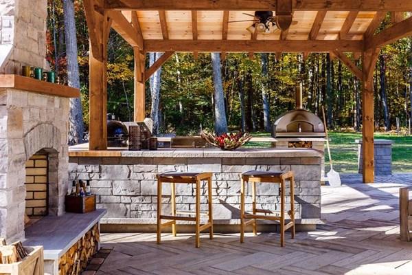outdoor kitchen BrickWorks
