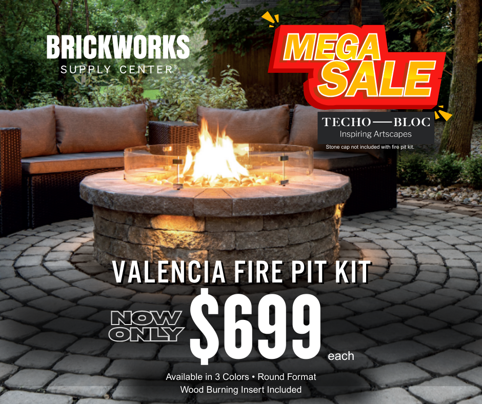reading supply center tech bloc fire pit promotion