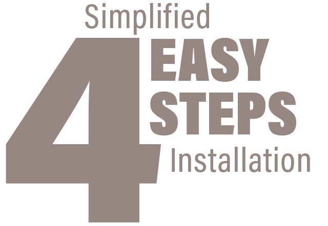Four Easy Steps for Installation Guide