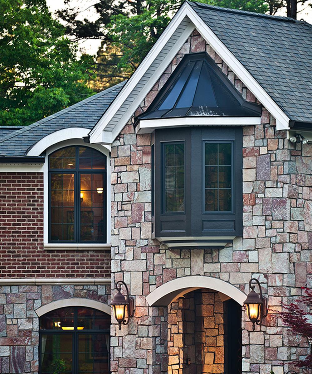 Residential stone façade product feature