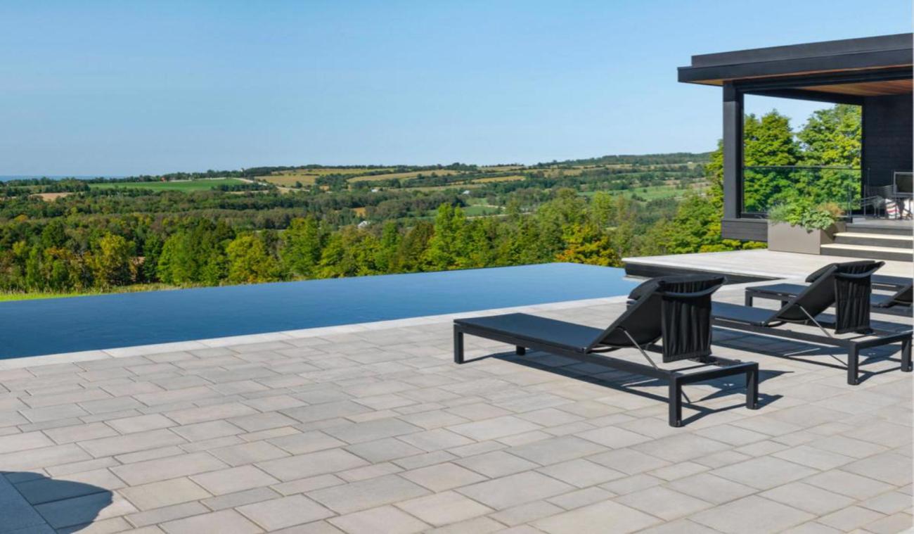 Techo-Bloc Blue Mountain After Installation Mid-size View