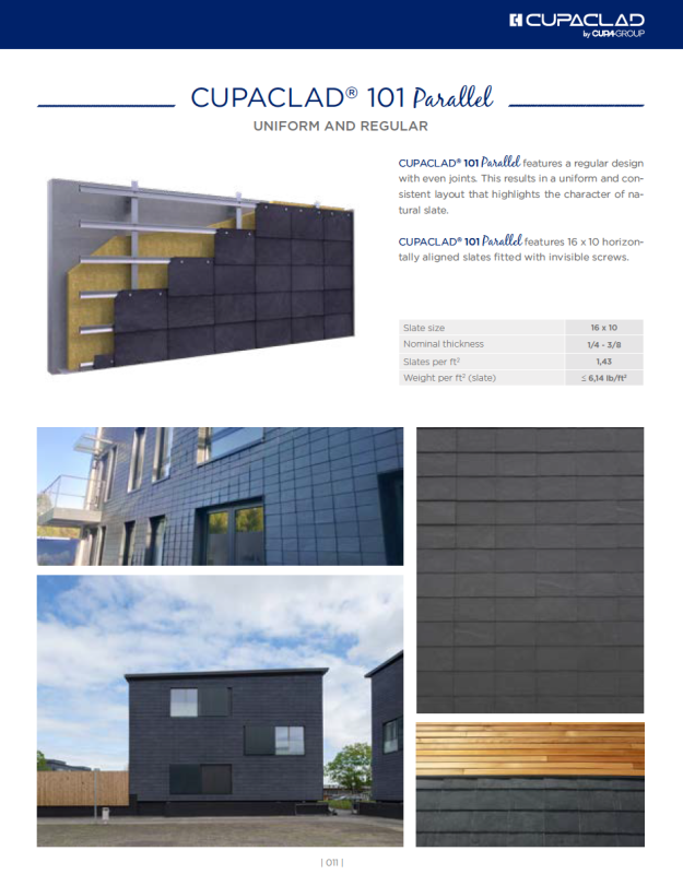Cupaclad 101 Parallel Slate