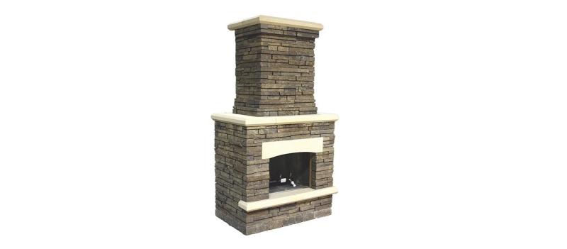 Bordeaux Fireplace for Outdoor Living