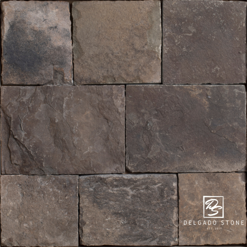 Fieldstone Dark Square Stone