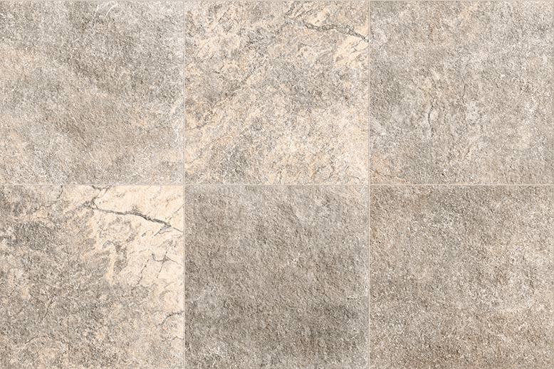 Landmark Frontier20 Travertine Cross-Cut Silver