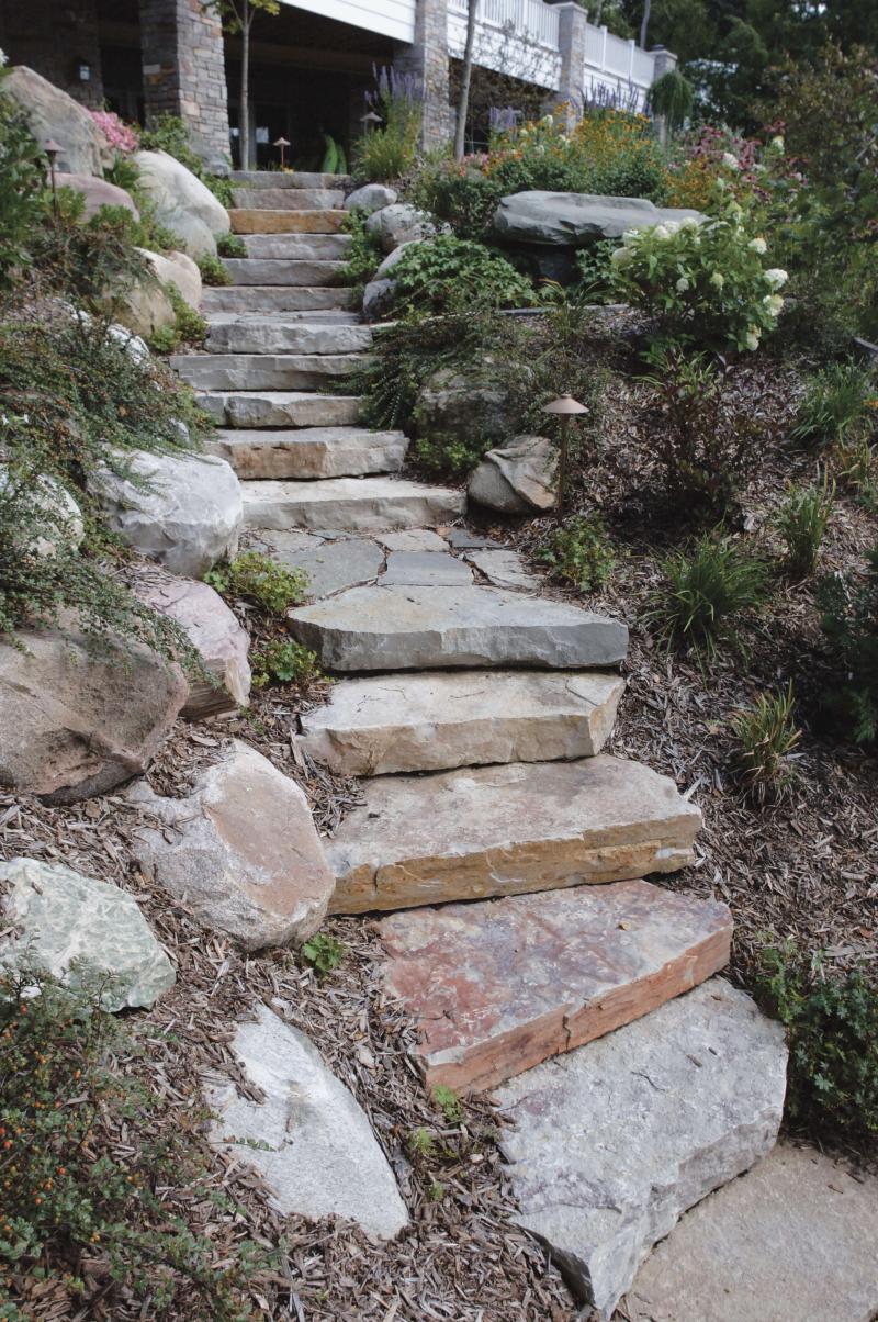 Chilton Outcropping Steps