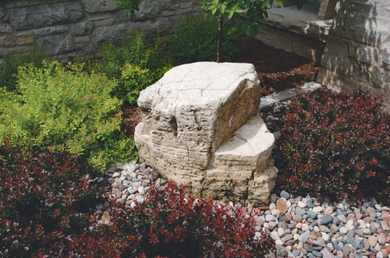 Chilton Character Boulder Stone - Small view of Chilton Character Boulder stone.