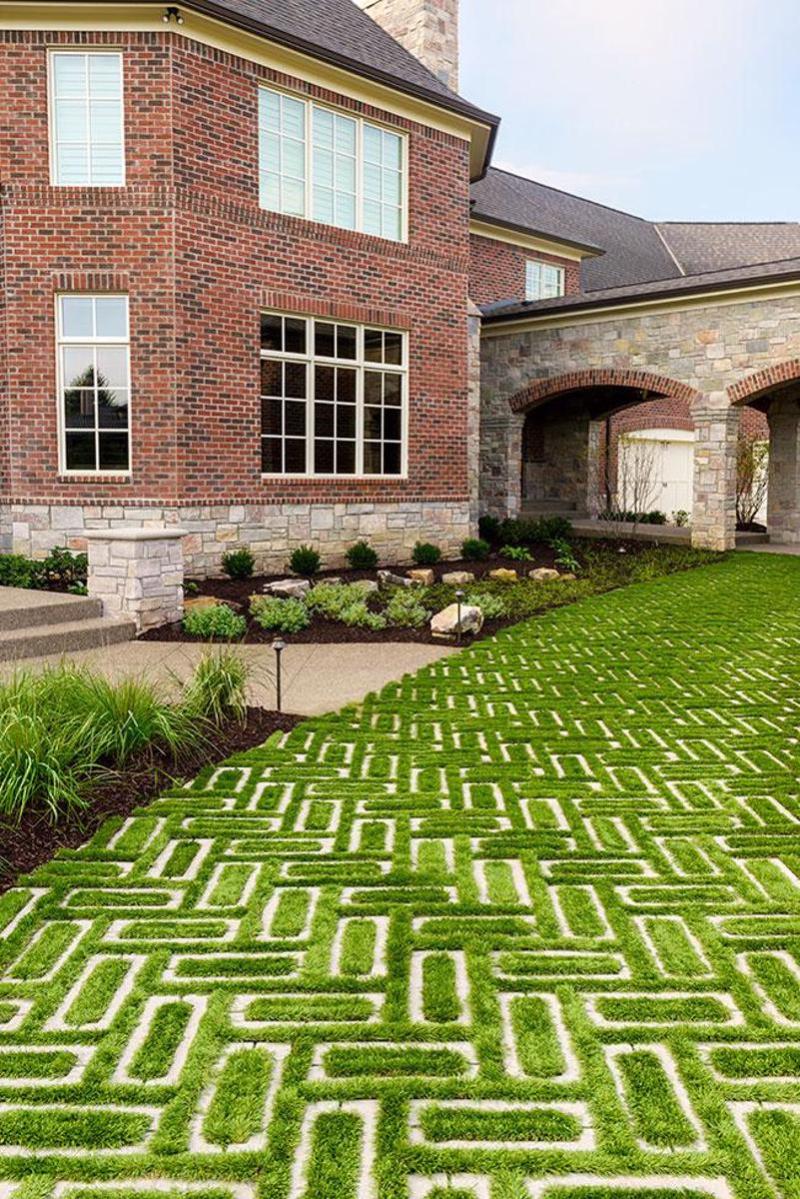 AquaStorm Grass Pavers - Compact view of AquaStorm pavers.