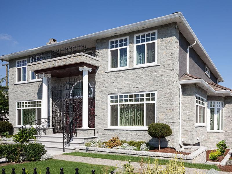 Semco Dimensional Blue River Stone for Exterior Design