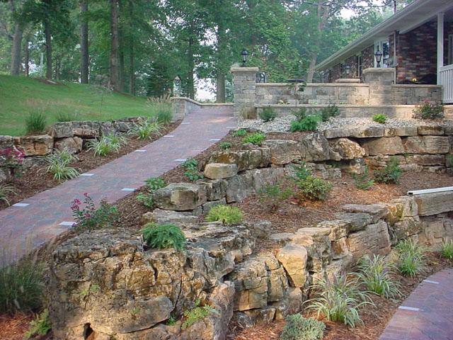 Earthworks Weathered Limestone for Landscape Design