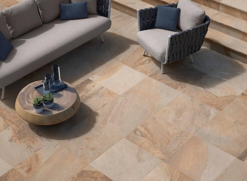 Pink and Tan Stone