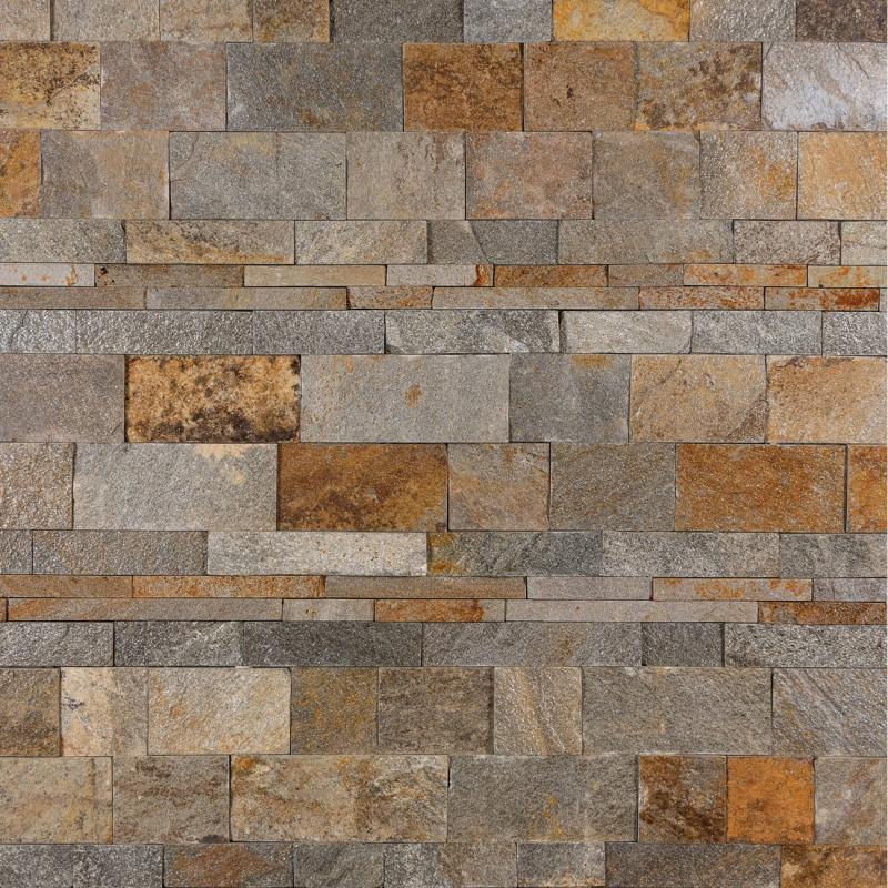 Titanium Tailored Ledgestone Swatch