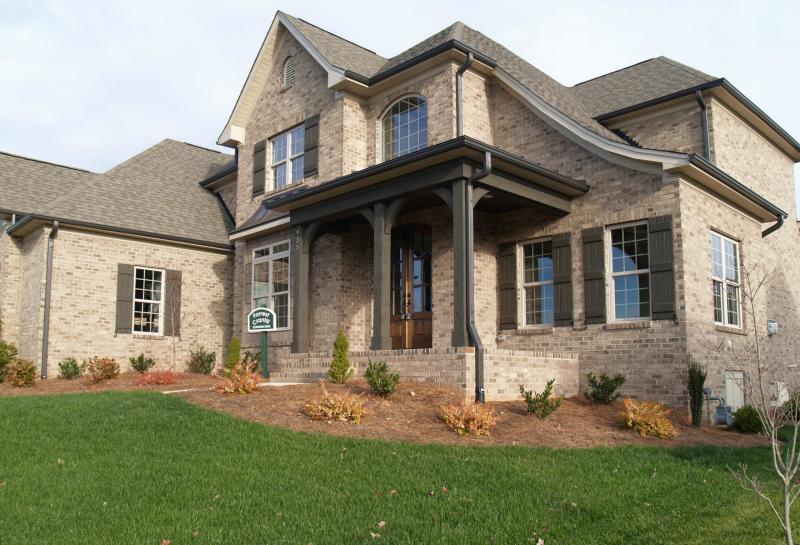 Southport gray brick pine hall