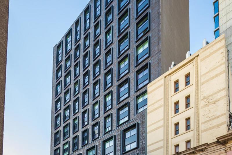 Carbon Black Velour Building Brick
