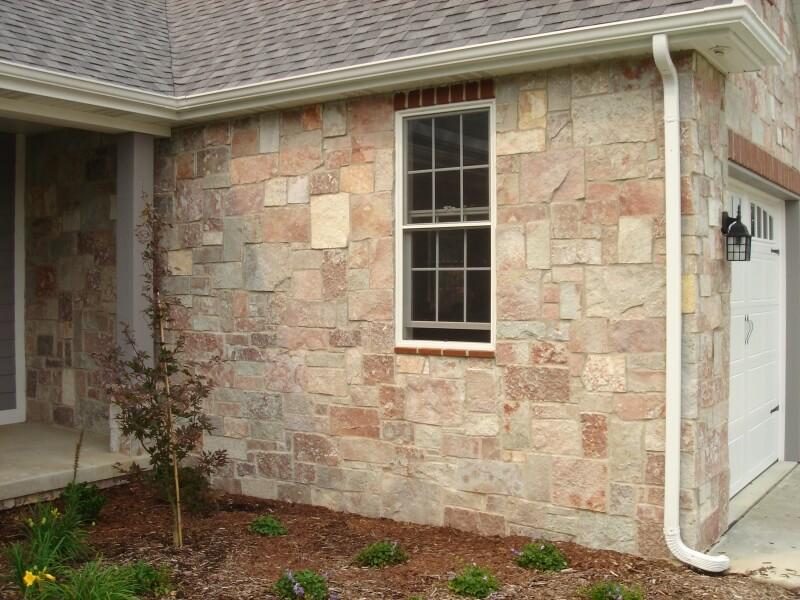 Residential stone façade product feature