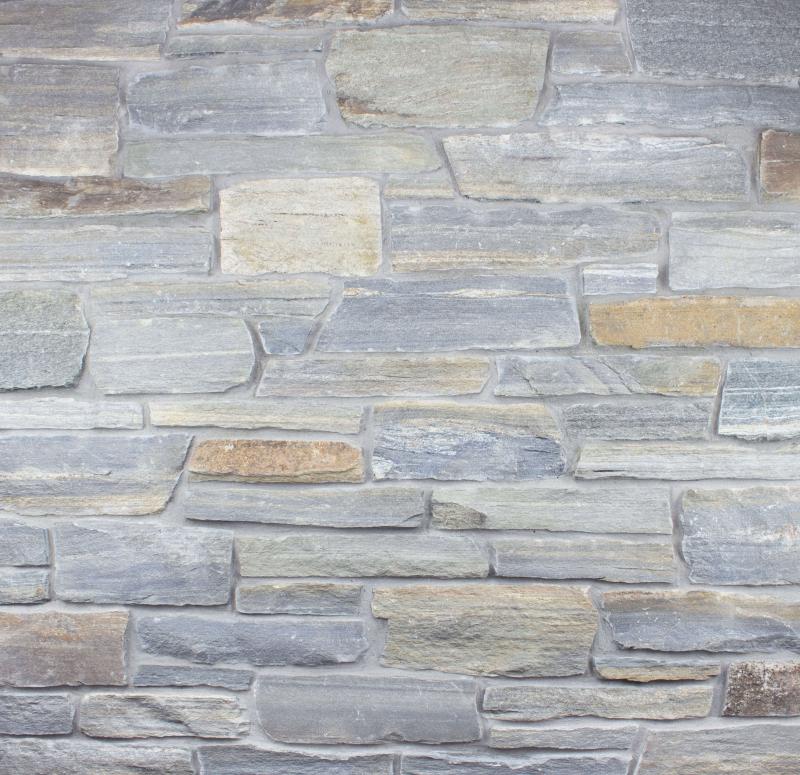 Silver Patina Ashlar Stone