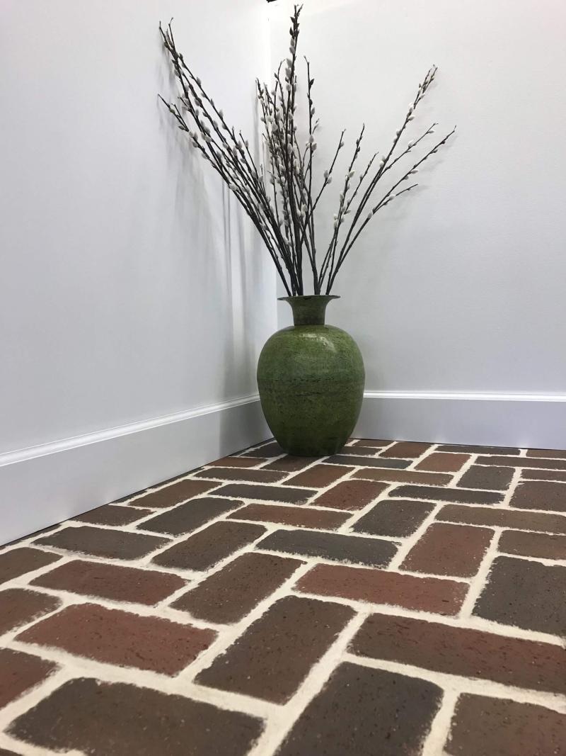 Rumbled Autumn pine hall brick clay paver