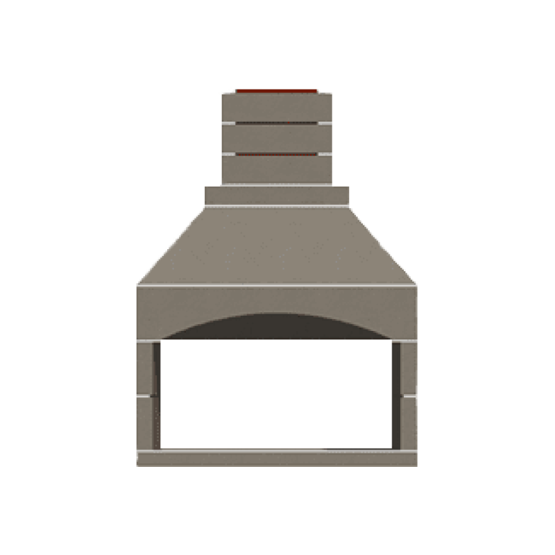 Fireplace Contractor Series See-Through 48-Inch Compact View