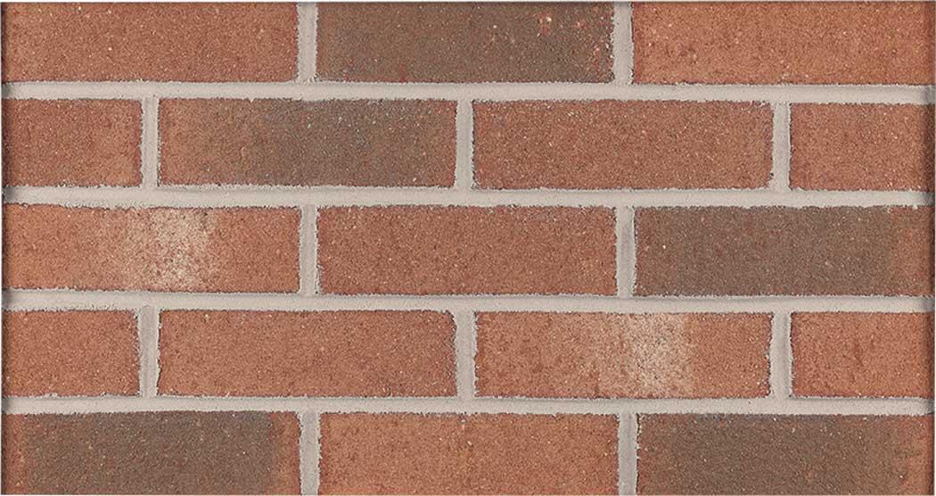 Salem Blend red facebrick pine hall