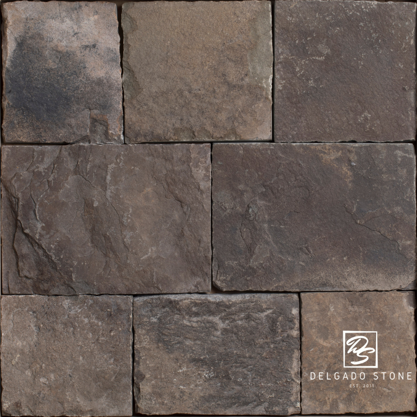 Fieldstone Dark Square Stone