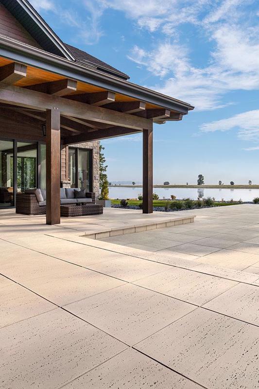 Travertina Raw Patio Paver Slabs
