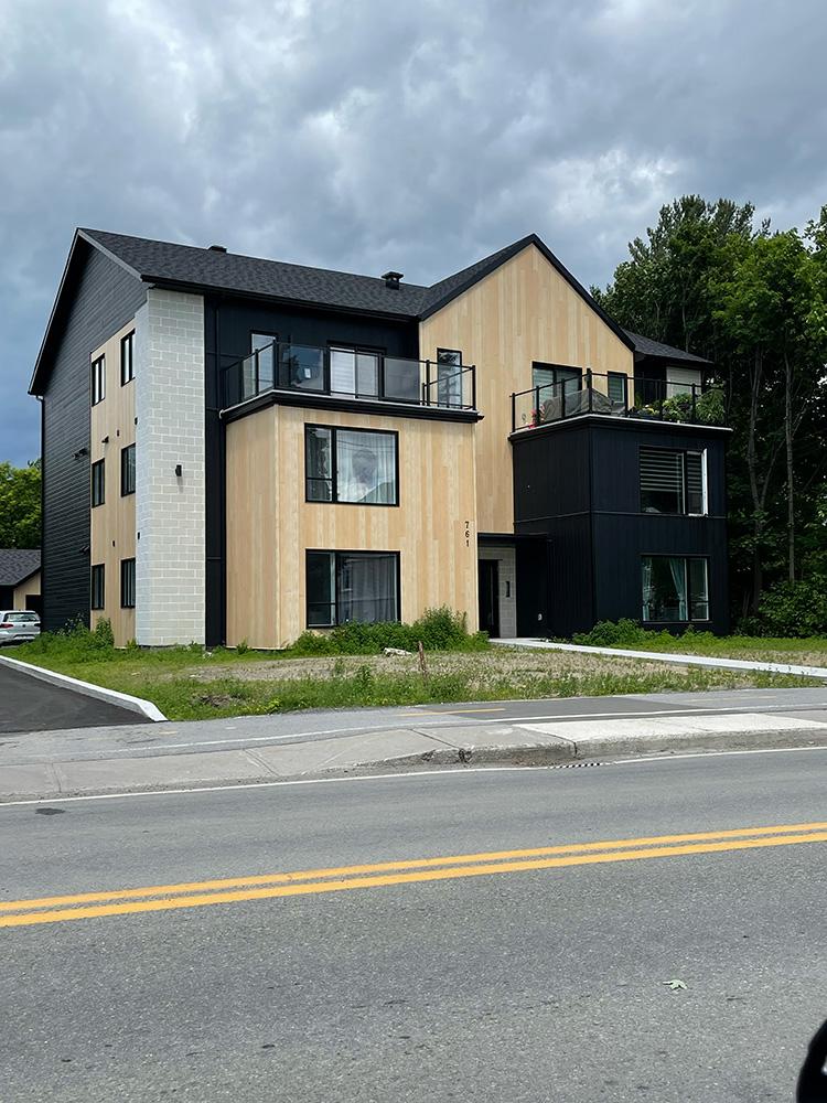 Scandinavian Fir Harrywood mac metal cladding
