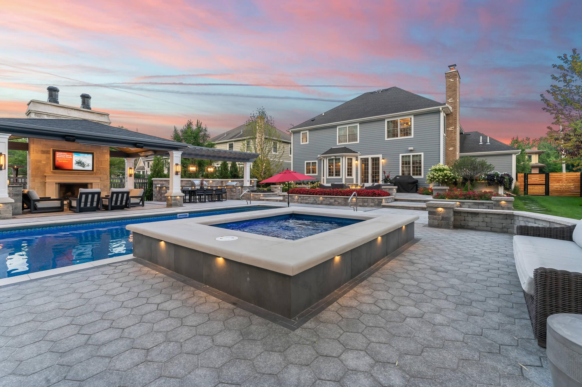 Granito Medium Pavers - Medium granito pavers for garden pathways.