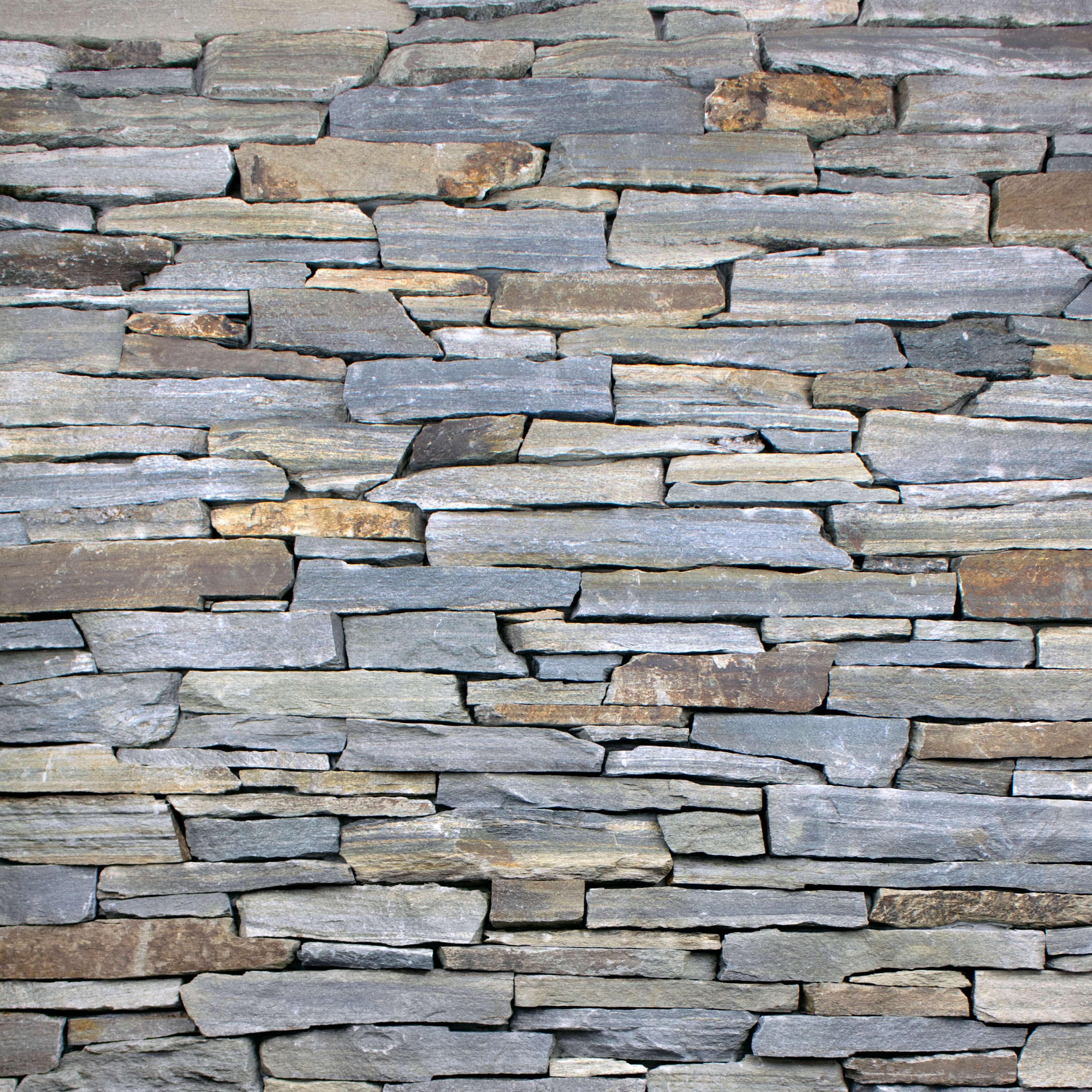 Silver Patina Ledgestone - Compact view of Silver Patina ledgestone.