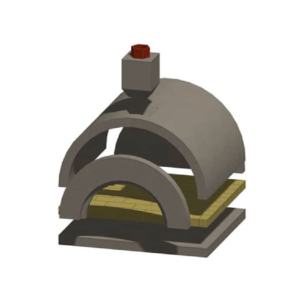 Amerigo Stone Exploded View for Architectural Design