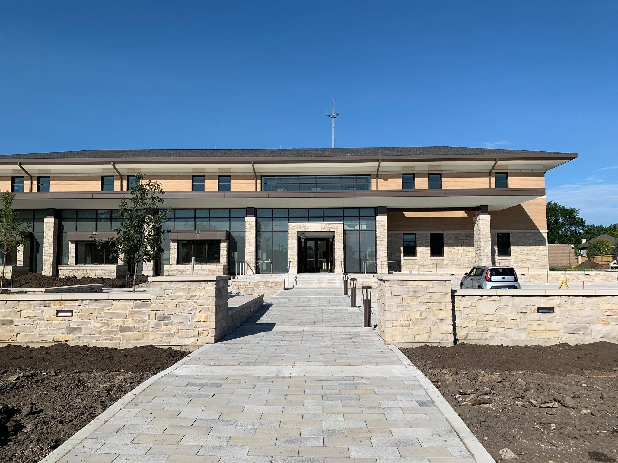 Countryside Police Station Building Stone