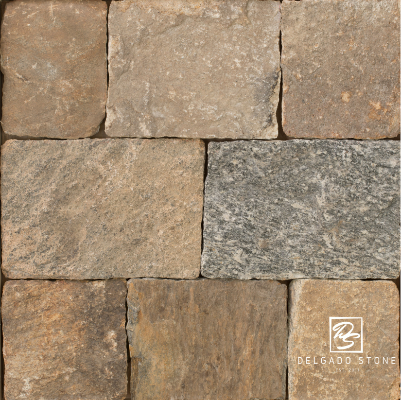 Old New England Wall Stone Square and Rectangle