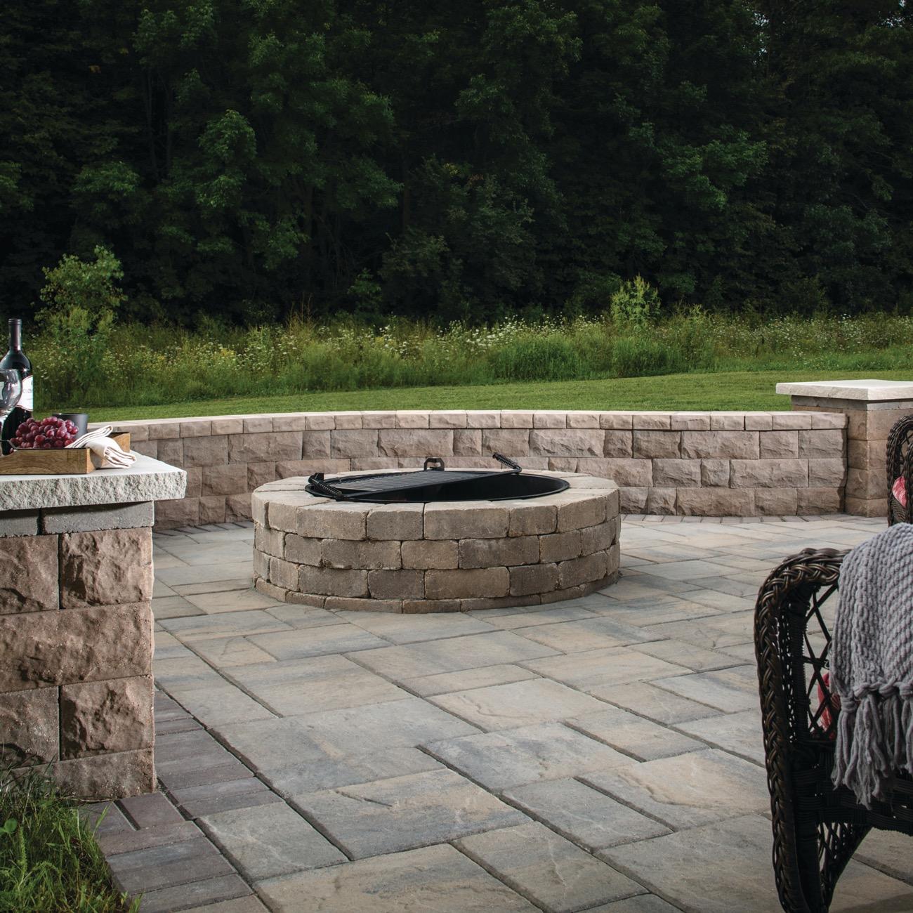 Fire Pit with NFD Stone