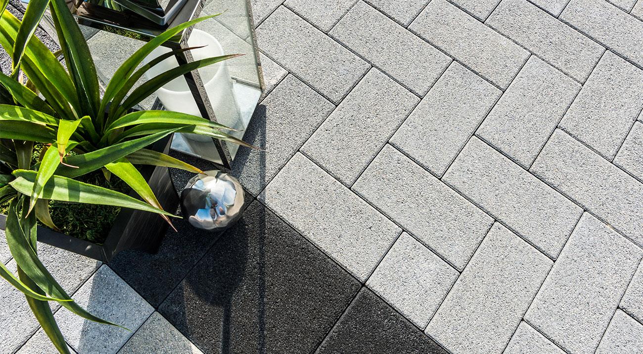 Series Ice Grey Driveway Paver Compact View