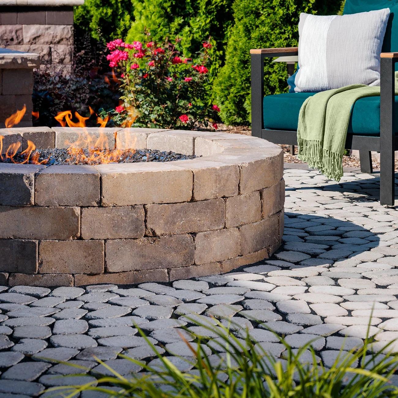 NFDEast Weston Stone Fire Pit Kit