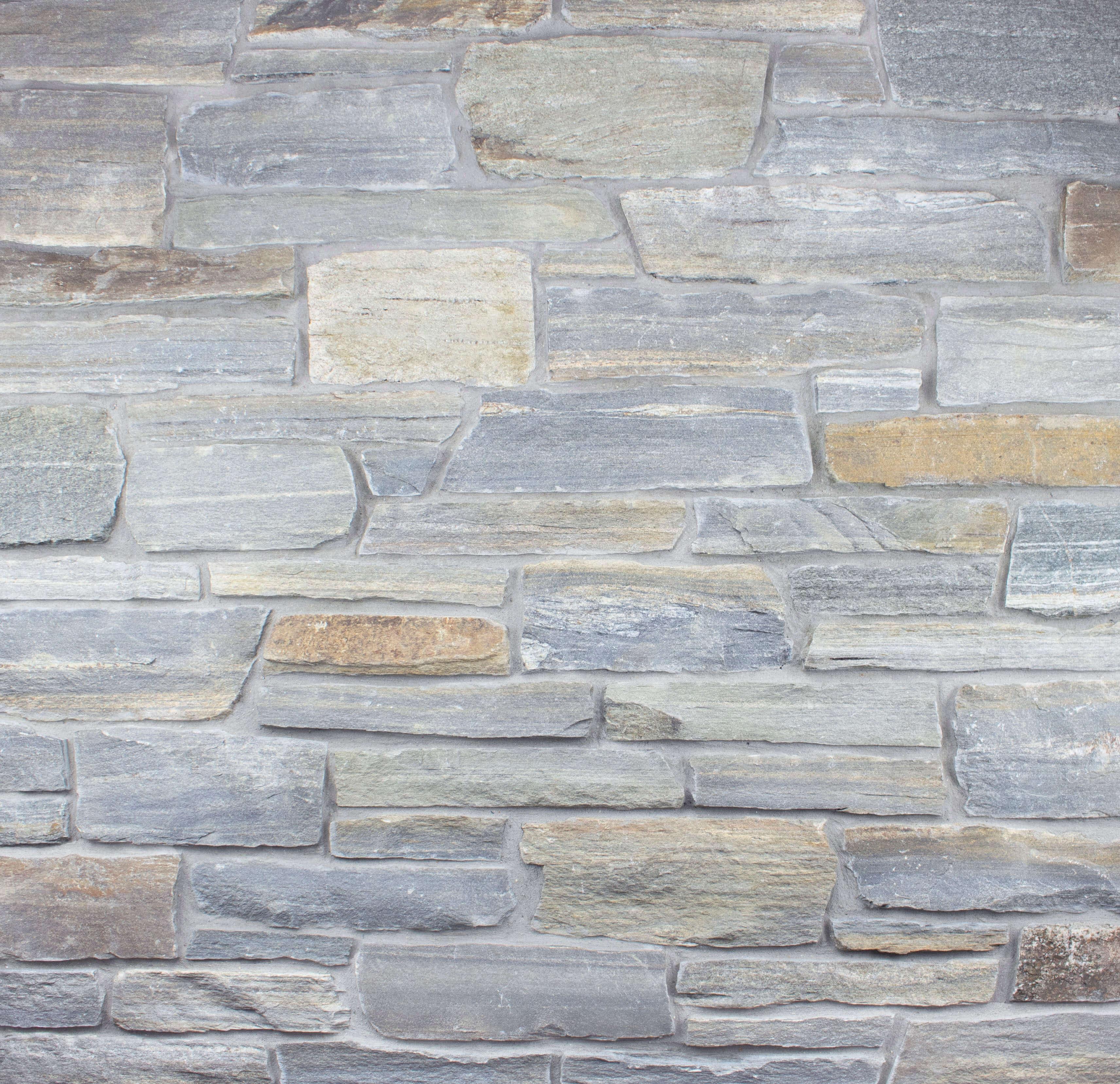 Silver Patina Ashlar Stone