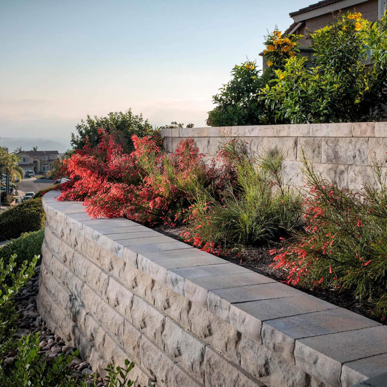 Belair Sierra Font Retaining Wall